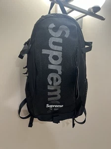 Mochila de malla Supreme SS20 negra - Imagen 1 de 10