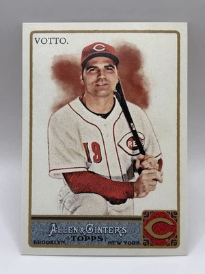 2011 Topps Allen & Ginter #80 Joey Votto Reds NM Auction Free Shipping - Image 1 of 2