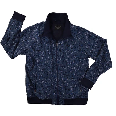 Chaqueta Bomber Athleta Brooklyn Estampado Azul Captivate Cromo Azul Para Mujer XL Foto 1 de 4