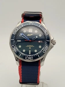 James Bond 007 Ltd Ed  'GOLDENEYE' Seiko TMI NH35A Auto Movt Watch Ocean. NATO. - Picture 1 of 17