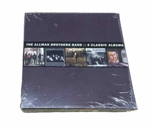 The Allman Brothers Band 5 Classic Albums 5 Disc Box Set 2013 Brand New Sealed - Picture 1 of 3