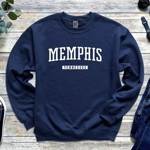 Memphis Sweatshirt | Memphis Tennessee Crewneck Sweatshirt - Bild 1 von 9