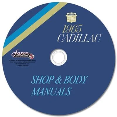 CD de servicio Cadillac Shop 1965 manual y carrocería Calais DeVille Eldorado Fleetwood  Foto 1 de 3