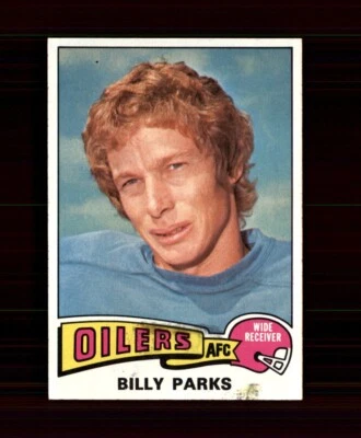 1975 Topps Football #324 Billy Parks Houston Oilers - Image 1 of 2