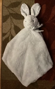 Mon Lapin Blue Bunny Hase Lovey große Sicherheitsdecke Plüschtier Nunu mit Schleife - Bild 1 von 5