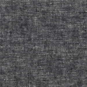 100% Linen Fabric Yarn Dyed Two-Tone Black/White Heavy Weight By the Yard - Picture 1 of 3