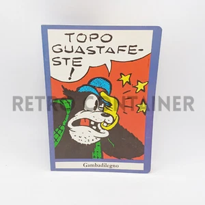 Walt Disney - Mickey Mouse Topolino Quaderno Scuola Book A5 Vintage Anni 80 - Picture 1 of 1