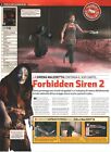 FORBIDDEN SIREN 2 Magazine article 2006 italian review Playstation 2 Sony PS2
