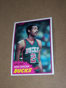 Tarjeta 1981 Topps Basketball Mid West Junior Bridgeman #97 casi nueva, tarjeta afilada - Imagen 1 de 2