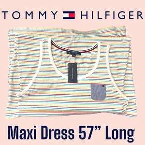 Tommy Hilfiger Multi Color Maxi Dress (M) - Picture 1 of 5