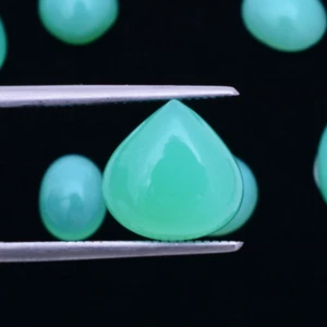 AAA Natural Chrysoprase Mix ShapeCabochon 19.90 Crt, Polished LOOSE GEMSTONE . - Picture 1 of 6