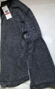 NEU/Neu mit Etikett - Jessica Simpson Ionna Strickoberteil mit Glockenärmeln - marineblau - XS - Bild 1 von 7
