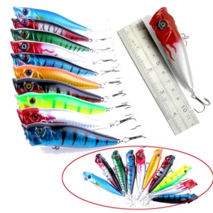 5 FISHING HARDBODY POPPER LURE 90MM SURFACE LURES TOPWATER BREAM GT Stick Bait - Picture 1 of 1