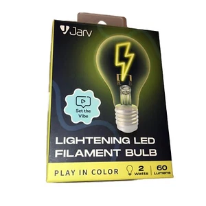 Jarv Light Bulb Lightning Lightening Bolt LED Filament Party Fun @b - Picture 1 of 9