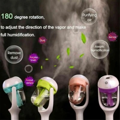 Car Air Humidifier Diffuser Aroma Mist Purifier Ultrasonic Essential Oil Mini - Image 1 of 4