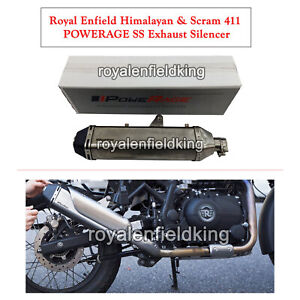 Royal Enfield Himalayan & Scram 411 POWERAGE SS Exhaust Muffler Silencer