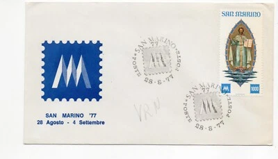 FDC San Marino 1977 - Image 1 of 2