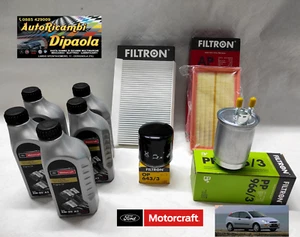 KIT TAGLIANDO FORD FOCUS I 98> 1.8 TDCI 75 90 100 115 CV OLIO FORD 5W30 +4FILTRI - Foto 1 di 3