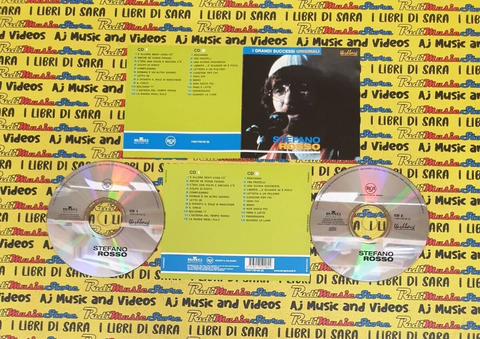 2 CD STEFANO ROSSO I grandi successi originali FLASHBACK 2000 italy BMG (Xi12) - Immagine 1 di 1