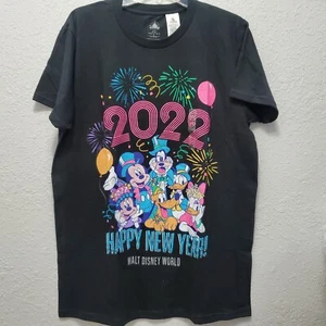 GRANDE WDW Feliz Año Nuevo 2022 Camiseta Walt Disney World Mickey Minnie Donald - Imagen 1 de 3