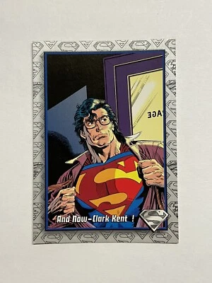 Skybox 1993 The Return of Superman Card #97 And Now Clark Kent - Image 1 of 2