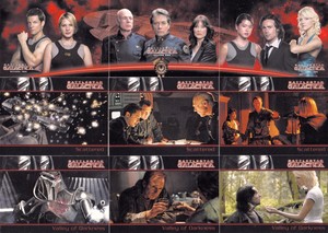 BATTLESTAR GALACTICA SEASON 2 2007 RITTENHOUSE COMPLETE BASE CARD SET OF 72 TV