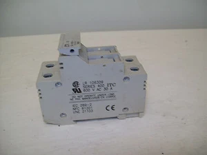 SA SERIES 40 600VAC 30A DOUBLE POLE FUSE HOLDER LR 106309  W/O LIGHT - Picture 1 of 5