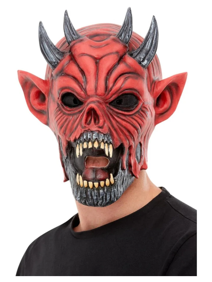 Devil Latex Mask Adult Costume Accessory - Image 1 of 1