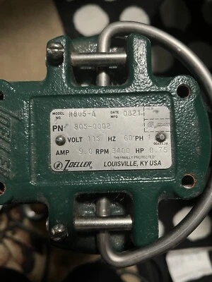 Bomba amoladora sumergible Zoeller 805-0002 N805-A 1 HP Foto 1 de 4