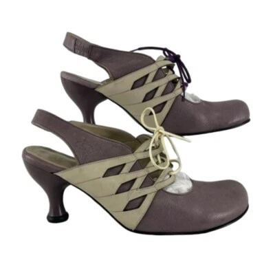 John Fluevog Bellevue Sally Calavera en Tacones Lila Mujer Talla 11 Foto 1 de 4