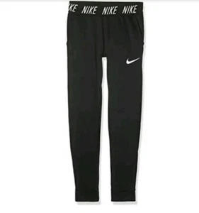 Nike Girl's Dry Core Studio Pants Black/White Sz XS 859969-010 - Picture 1 of 1