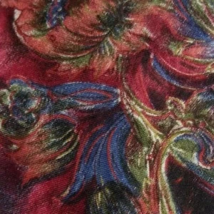 Red Green Floral PIERRE CARDIN Silk Tie - Picture 1 of 8