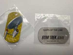 SDCC EXCLUSIVE Star Trek Ships of the Line Dog Tag U.S.S Enterprise NCC-1701 - Bild 1 von 1