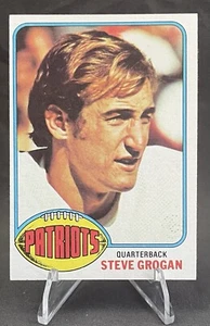 STEVE GROGAN (RC)💎1976 Topps #376 NM/MT💯 Corners/Edges/Surface✅ PATRIOTS - Picture 1 of 2