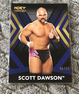 2017 Topps WWE NXT Scott Dawson #48 Blue /50 - Image 1 of 3