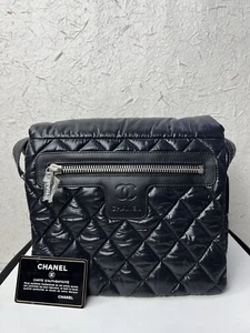 CHANEL Coco cocoon shoulder bag nylon black - Picture 1 of 14