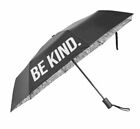Be Kind Official Ellen DeGeneres Tv Show Compact Travel Umbrella Black White New