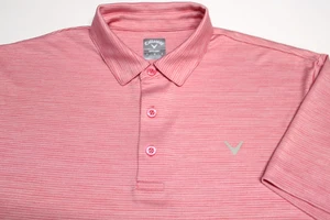 CALLAWAY OPTI-DRI POLY GOLF SHIRT--L--WRINKLE FREE--SUPER SPOTLESS QUALITY!! - Photo 1/1