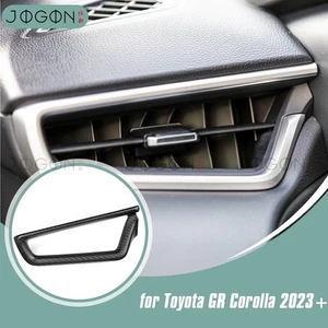 Matte Carbon Dashboard Left Side AC Vent Outlet Trim For Toyota GR Corolla 2023+ - Picture 1 of 16