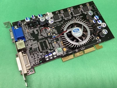 Vintage Sapphire Radeon 9500 128MB PCI Graphics Video Card - UNTESTED - BAD FAN - Image 1 of 4