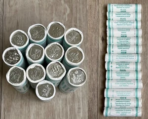 Ukraine - set of 13 rolls 10 Hryven 2022 - 2025 UNC Armed Forces of Ukraine - Picture 1 of 1