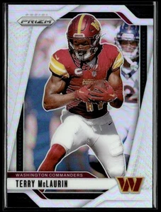 2024 PANINI PRIZM SILVER PRIZM TERRY MCLAURIN WASHINGTON COMMANDERS #289 - Picture 1 of 2