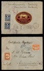 DR WHO 1927 GUATEMALA REGISTERED CORRESPONDENCE CLUB LABEL TUMBADOR TO US R91739
