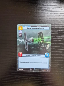 Star Wars Jump to Lightspeed - Onyx Squadron Brute - Hyperspace #295 - Picture 1 of 2