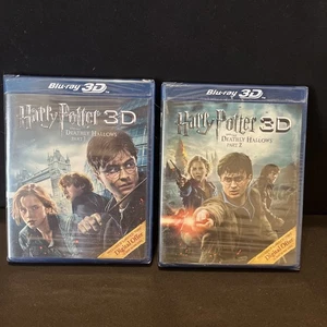 Sealed Harry Potter And The Deathly Hallows Blu-Ray 3D Part 1 & 2 - Picture 1 of 3