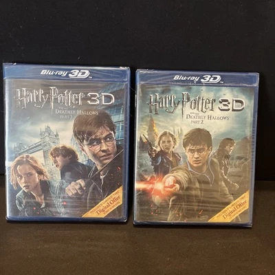 Sealed Harry Potter And The Deathly Hallows Blu-Ray 3D Part 1 & 2 - Image 1 of 3