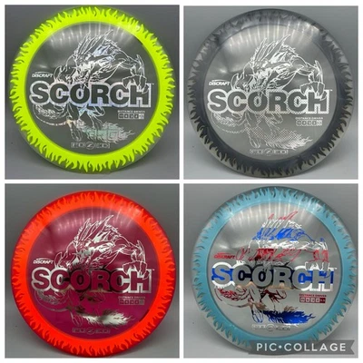 New 2025 Discraft Fused Z Flame Pattern Scorch Distance Driver Max Weight - Image 1 of 4