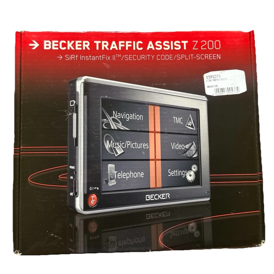 Becker Traffic Assist  Z 200 - Navigation fürs Auto - Bild 1 von 4