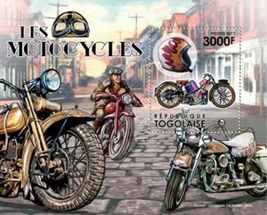Togo - Motocicletas - Hoja de recuerdo - 20H-359 - Imagen 1 de 1