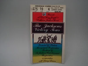 The Jacksons Victory Tour ticket stub Kansas City July 8, 1984 3rd show/Michael+ - Picture 1 of 5